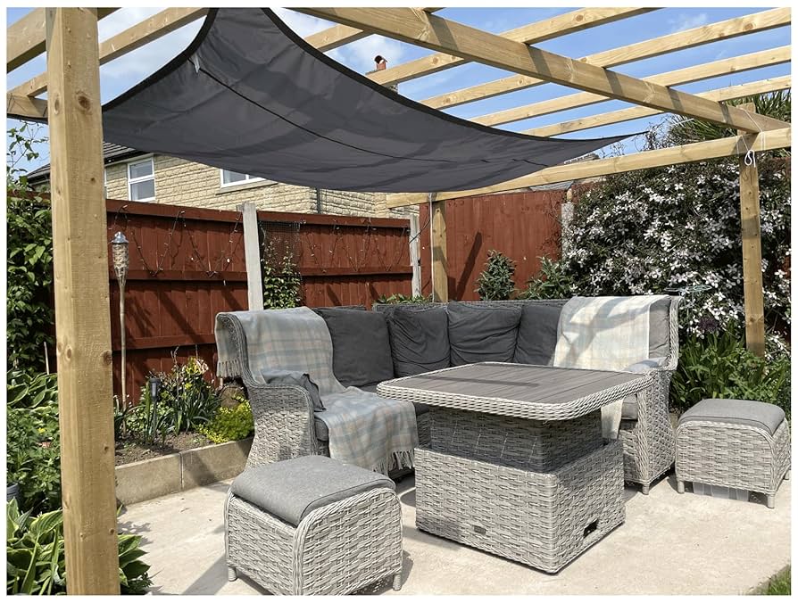 Amazon.co.jp: グレー 日除け シェード オーニング 2m,3m,4m,5m