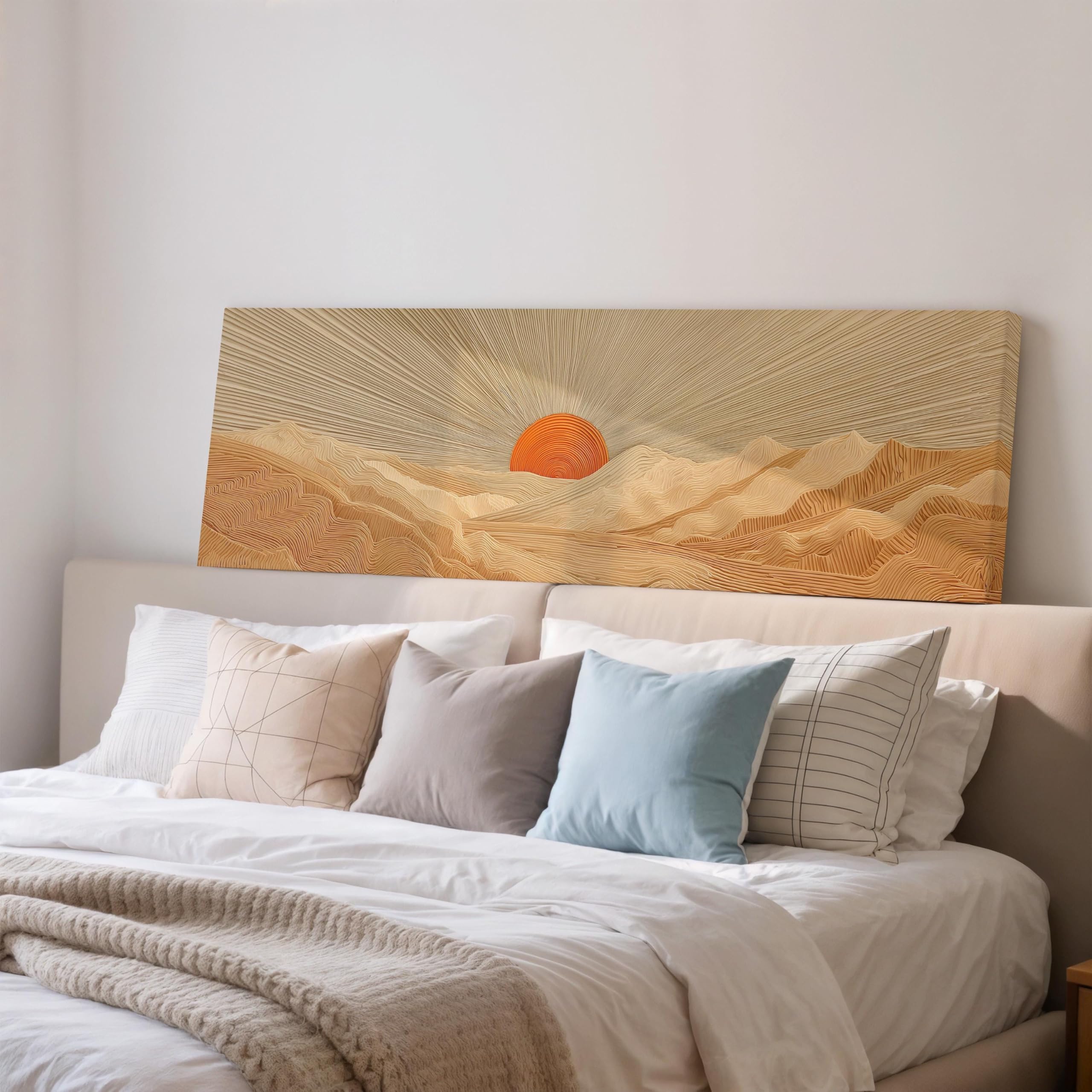 Toile grand format pour décorer un mur de chambre vide - 8