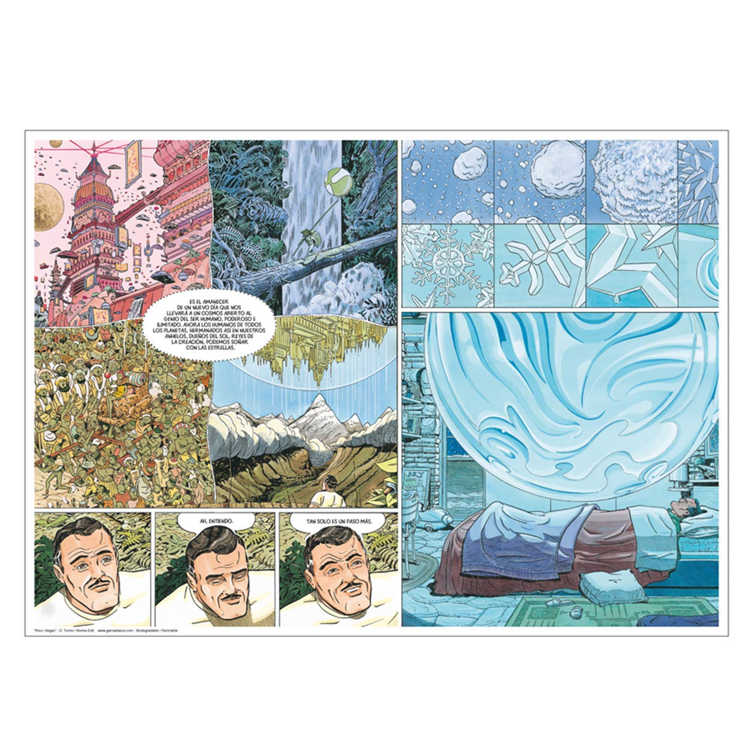 García de Pou 500 Unidades - 217.45 Offset Cómic Mantelines, 70 G/M2, 31 x 43 cm, Cuatricromía