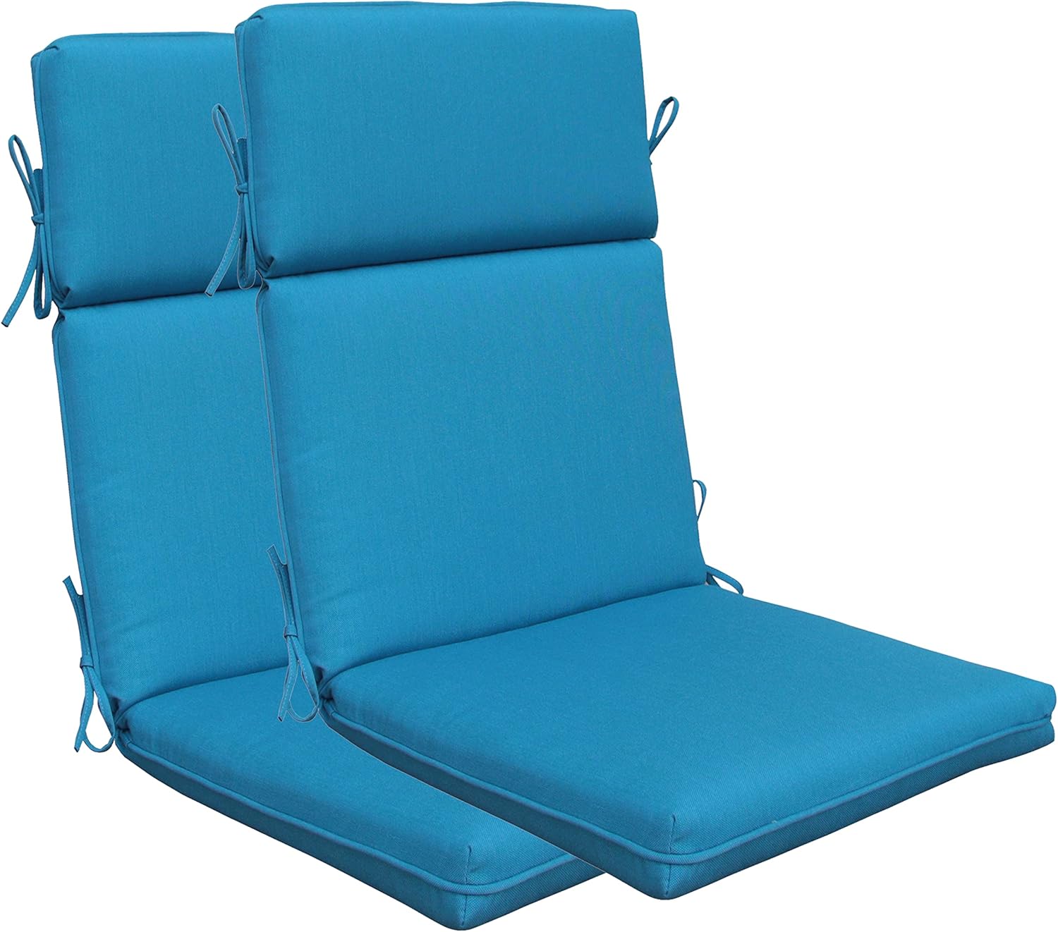 BOSSIMA Sunbrella Indoor Outdoor High Back Chair Cushions