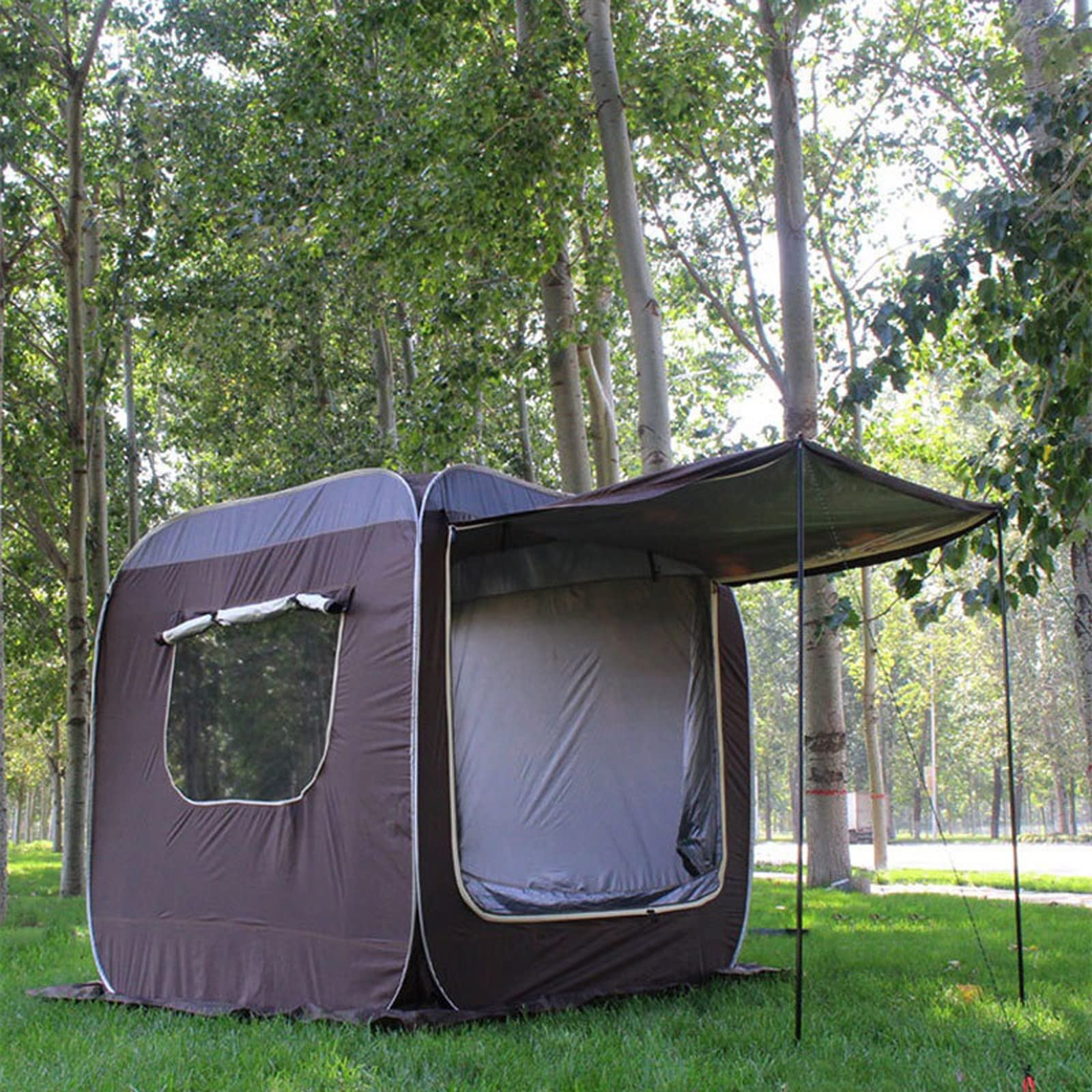 Tente de camping universelle pour toit arrière de voiture pour l'extérieur - Tente familiale multifonction avec auvent - Équipement portable pour pique-nique