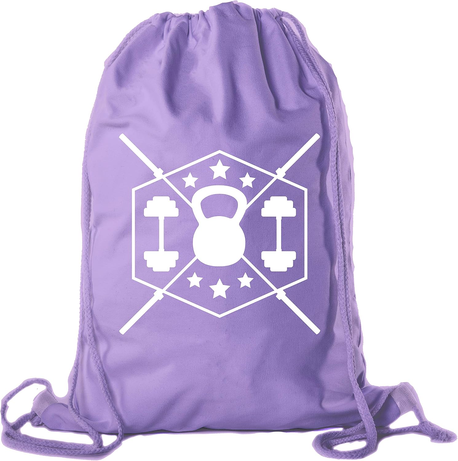 Mato & Hash Cotton Motivational Gym Quote Bag, Gym Backpack with Inspirational Gym Quotes