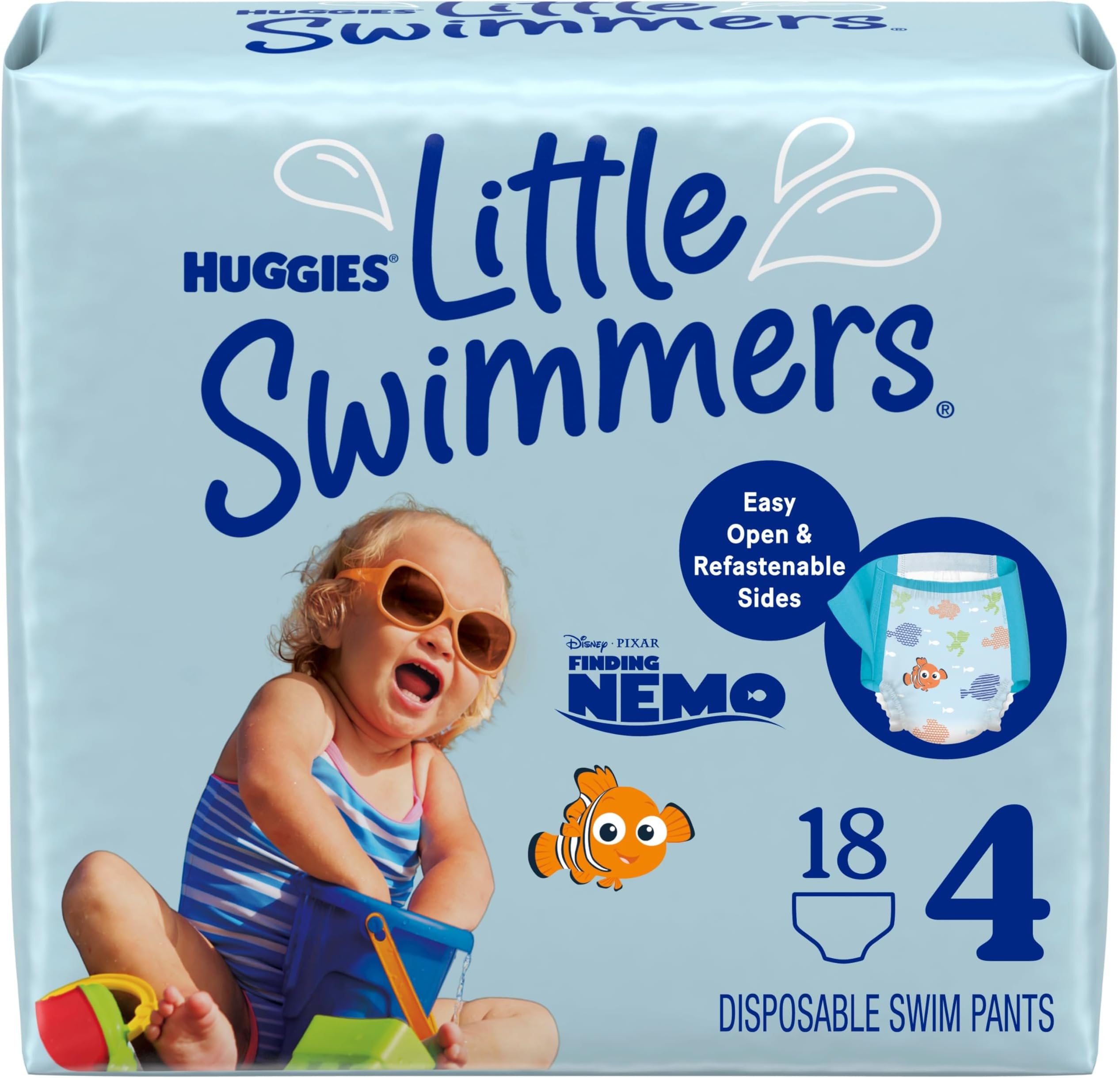 Amazon.com: Pampers Splashers Size 4-5 9-15 kg Disposable Swim Diapers