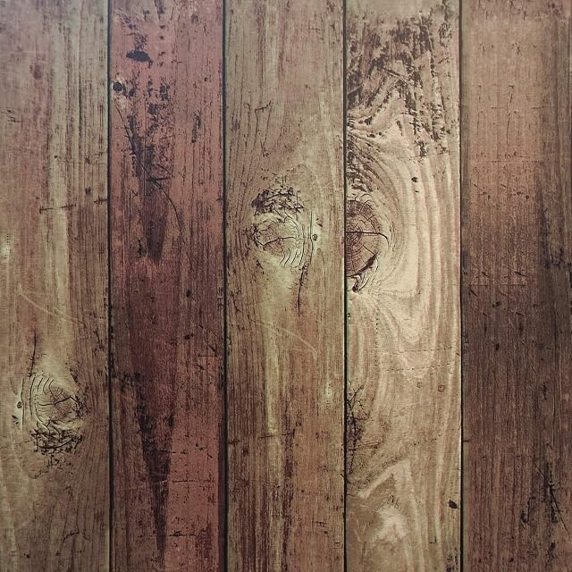 Dark Brown Wood Plank Wallpaper Self Adhesive Wallpaper Wood Penal Peel and Stick on Wallpaper Vintage Brown Wood Removable Decorative Dark Brown Distressed Wood Effect Wooden Grain Vinyl 42x300cm