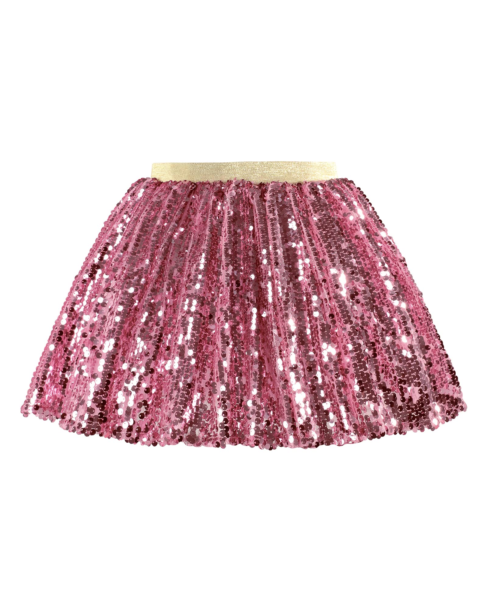 Little Girls Tutu Sparkling Sequin Skirts Toddler Party Princess Dance Skirts 2-12 Years