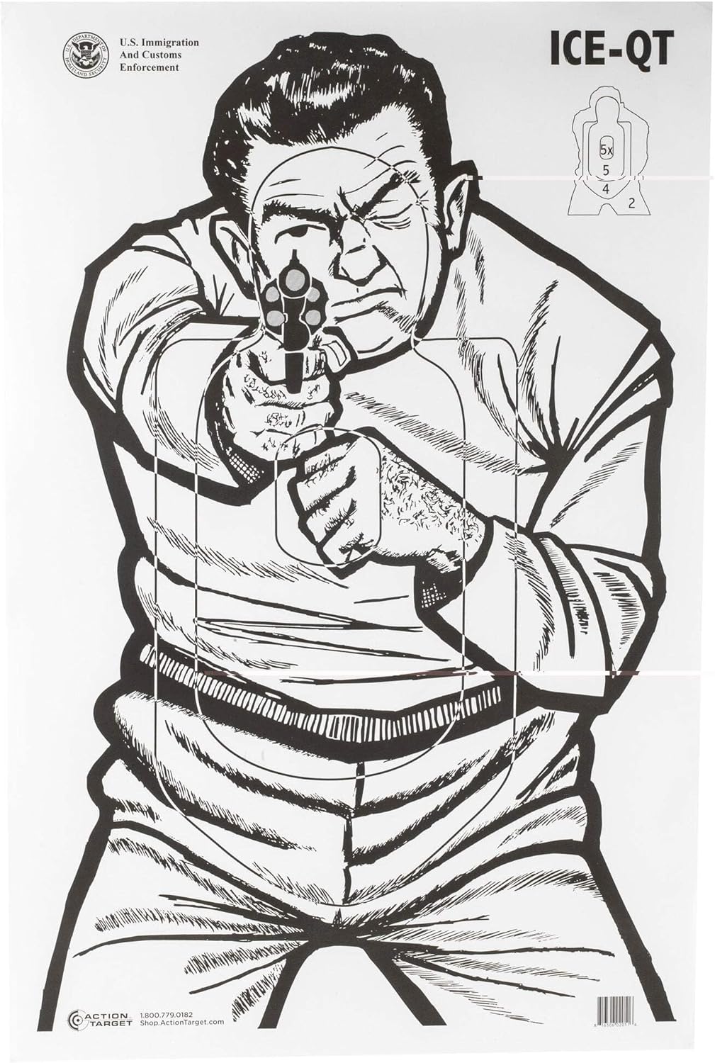 Action Target ICE QT 2009 Version, Pack of 100, Black ICE-QT (2009)