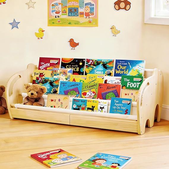 Ancaixin 4-Tier Toddler Bookshelf Review: Montessori-Friendly and Compact
