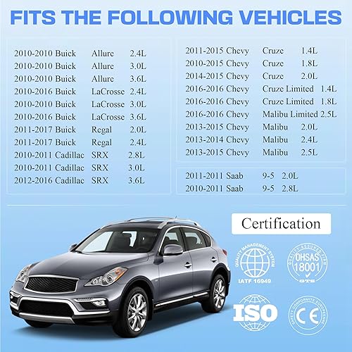 Miniatura 4 de Motor de soplador 700269 compatible con Chevy Cruze 2010-2016 Chevy Malibu 2010-2016 Buick LacrosseRegalAllure 2010-2016 Cadillac SRX 2010-2011 Saab