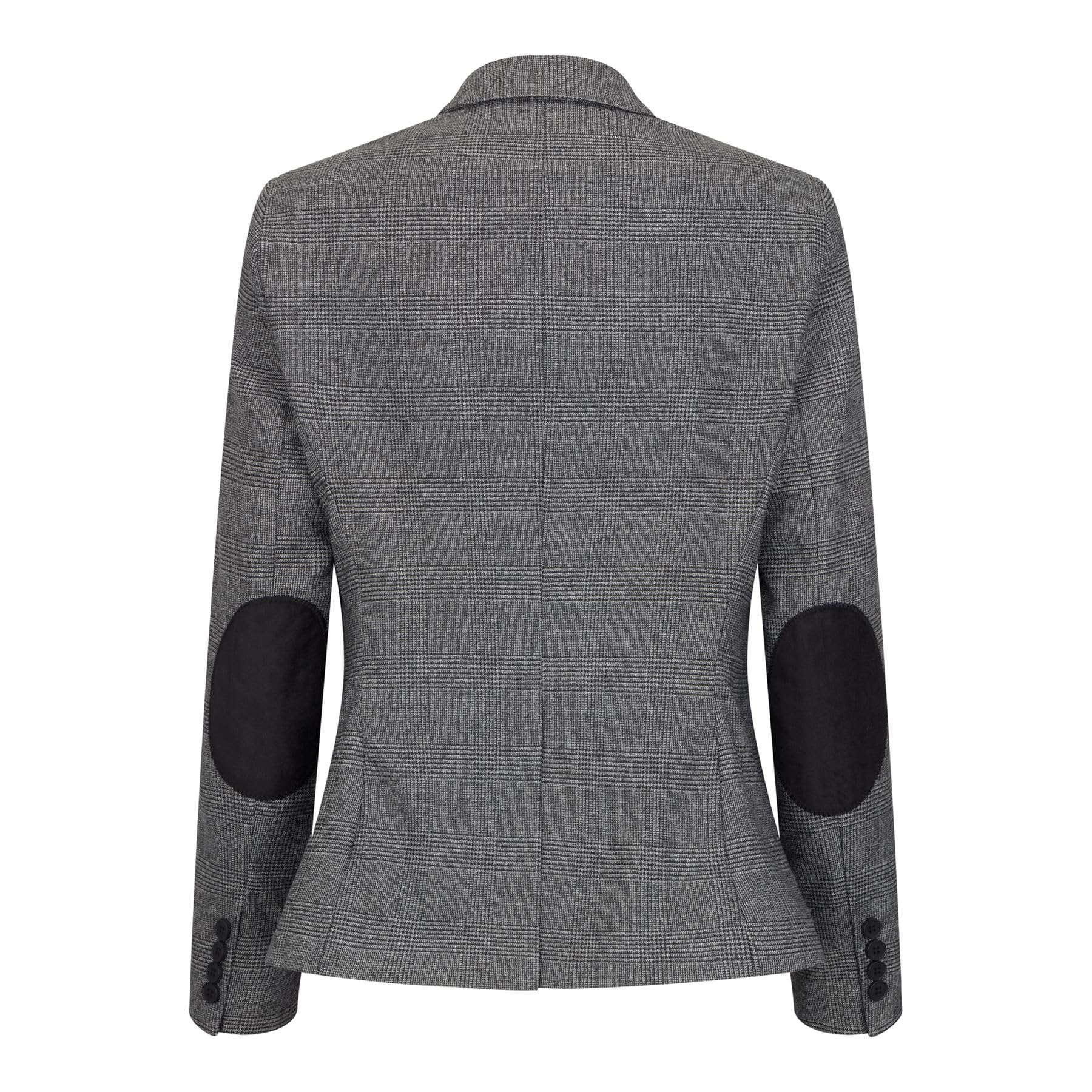 TruClothing.com Damen Anzug 3 Teilig Grau Karo Tailored Fit Business Formal