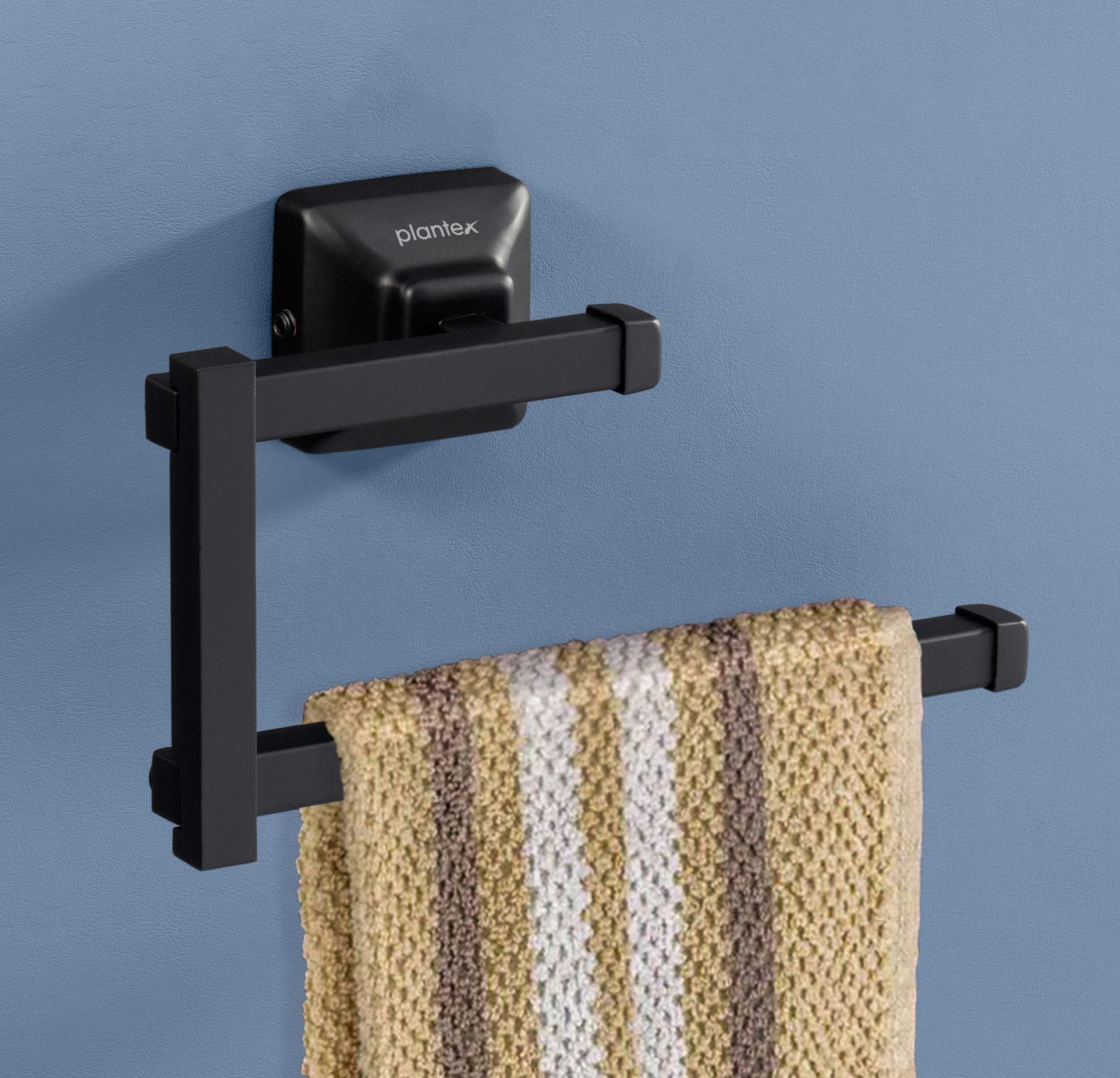 Plantex 304 Grade Stainless Steel Napkin Holder for Washbasin/Towel Hanger for Kitchen/Towel Holder/Bathroom Accessories - Squaro (Black) (B0BGSQ89BH) Amazon Price History, Amazon Price Tracker