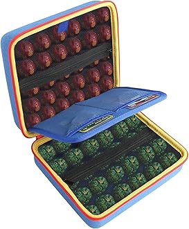 Hard Baku Toys Storage Case for Bakugan Collectible Action Figures Carrying Box with Mesh Pocket, Case Only