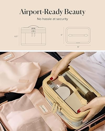 Miniatura 6 de Bolsa de maquillaje transparente para cosméticos, bolsa de maquillaje para mujeres, bolsa de maquillaje grande, organizador de maquillaje, bolsa