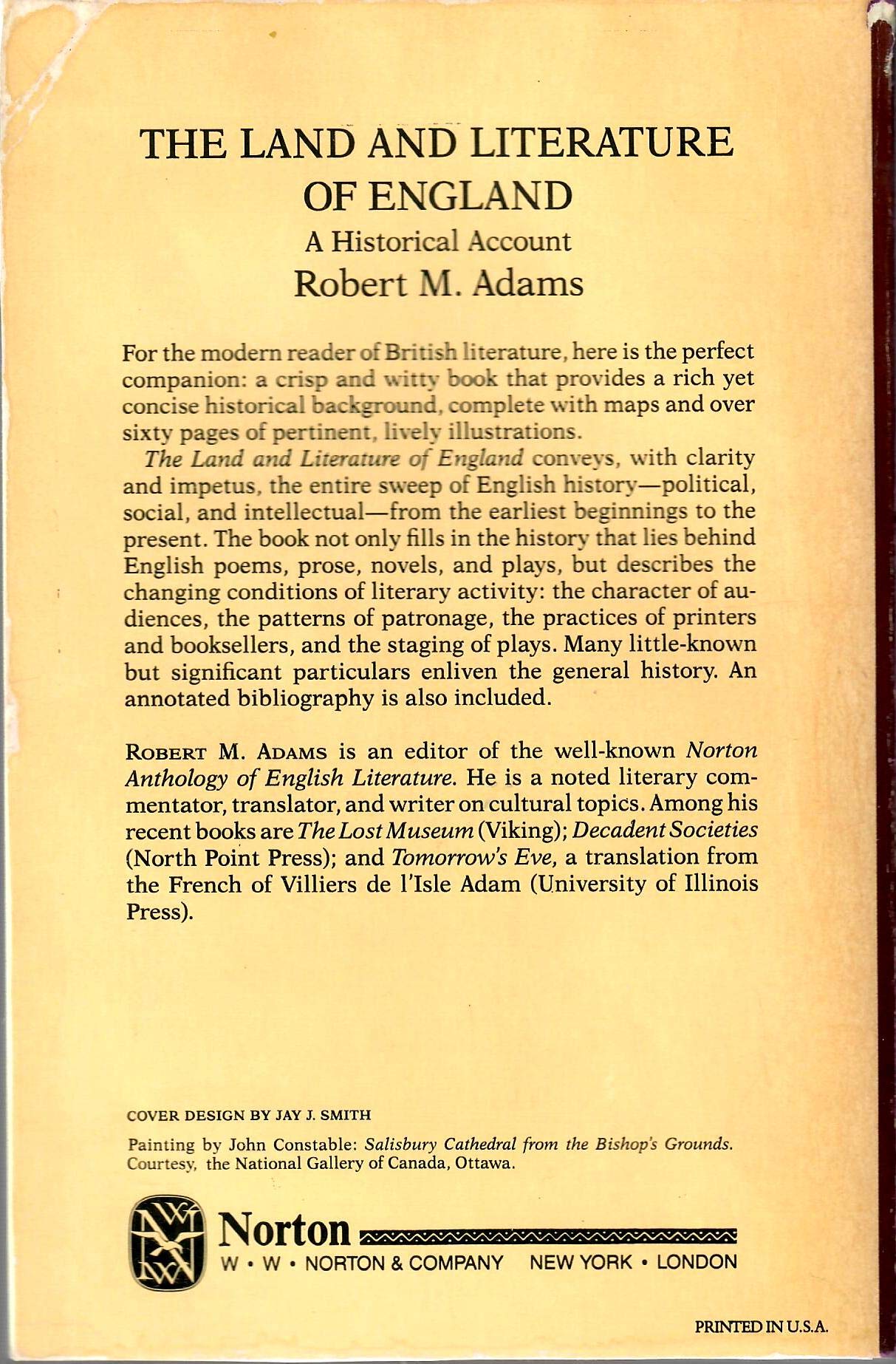 Amazon.com: Robert Martin Adams: books, biography, latest update