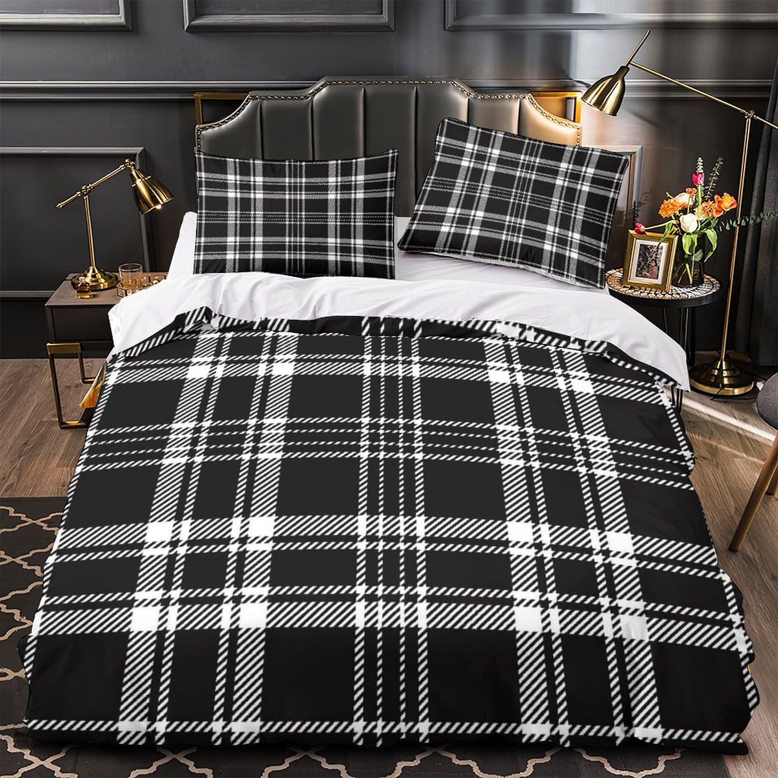 Parure de lit samouraï 3D contre les allergies nocturnes housse douce 260x220