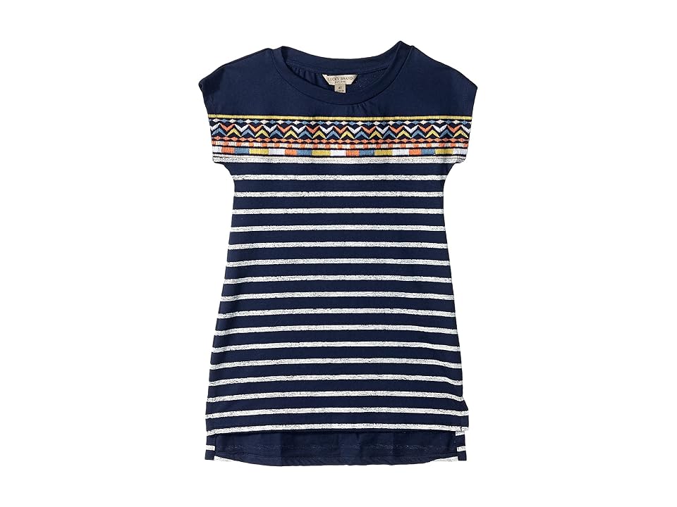 

Lucky Brand Kids Hila Dress (Toddler) (Black Iris) Girl's Dress
