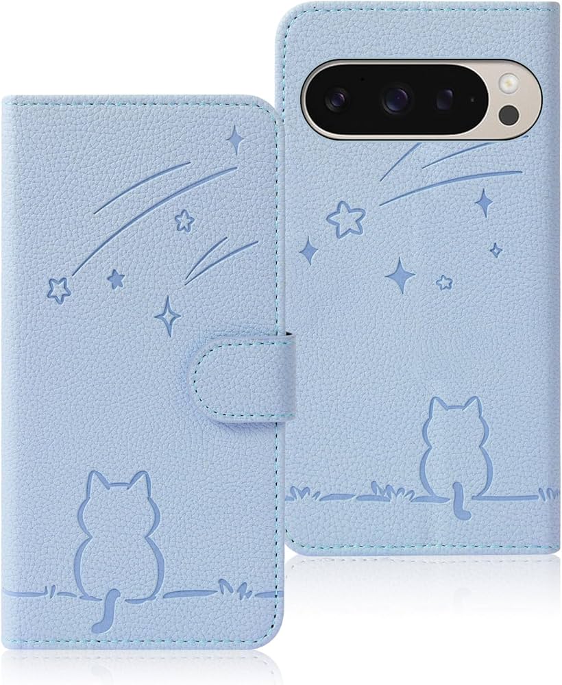 Amazon.co.jp: Rosbtib Google pixel 9 pro XL ケース 手帳型 流れ星