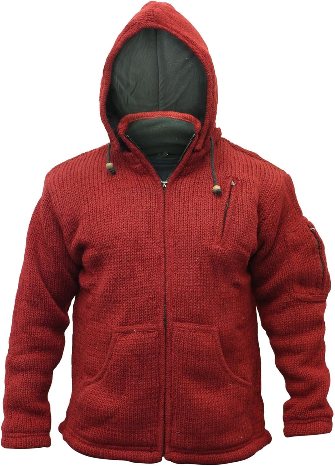 Shopoholic Fashion Mens Detachable Hoodie Hippie Jacket - Image 3