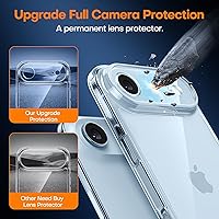 Vista 63 de TAURI Funda magnética 2 en 1 transparente para iPhone 14 Pro, compatible con Magsafe [no amarillenta] con protector de pantalla, protección de grado