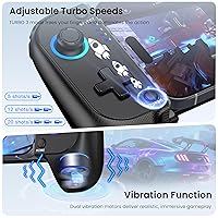Vista 4 de AXYBCOOL Wireless Mobile Controller for iPhone & Android - Hall Effect Joystick, No Drift - Compatible with Xbox Game Pass, Steam Link, Call of