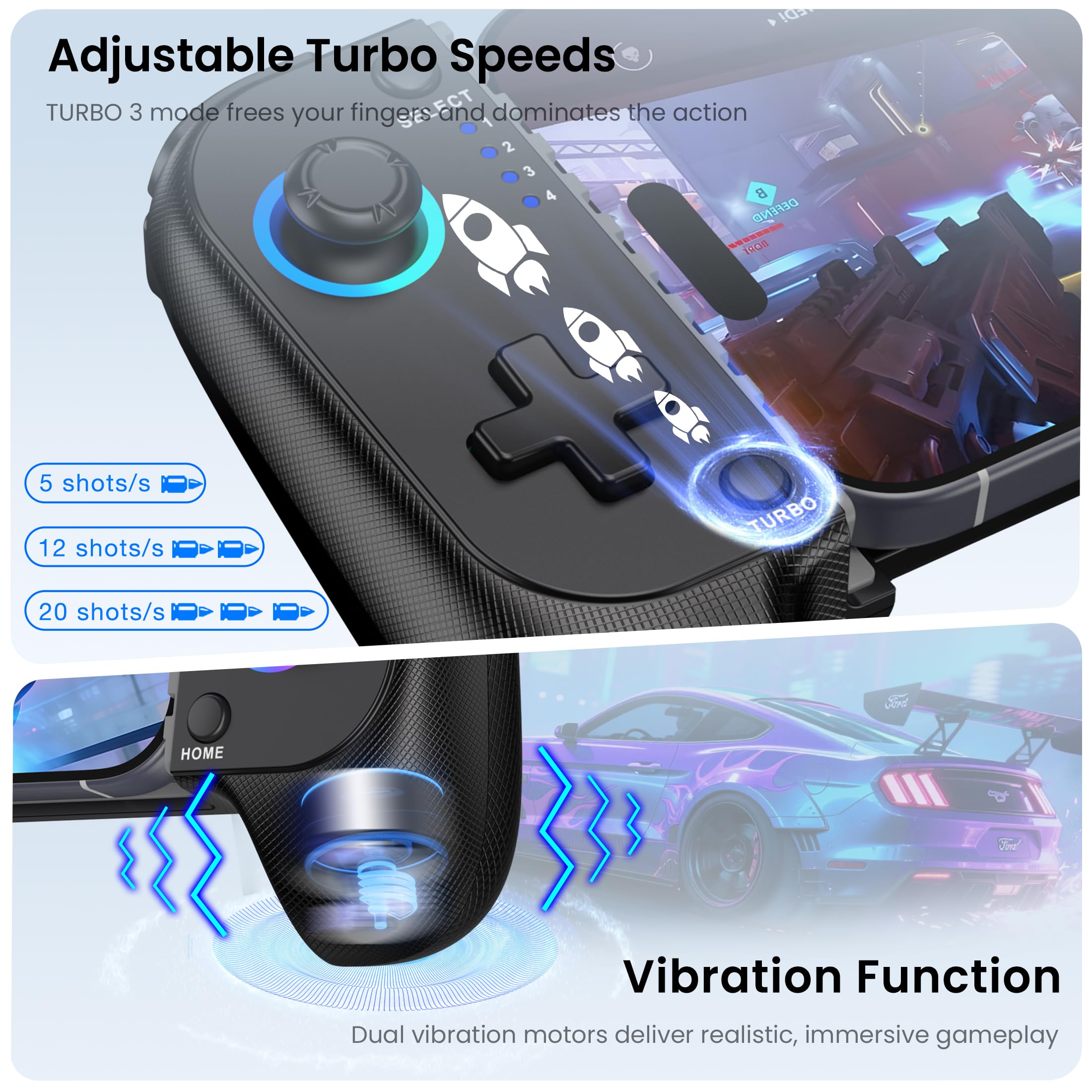 Amazon.com: AXYBCOOL Wireless Mobile Game Controller for iPhone