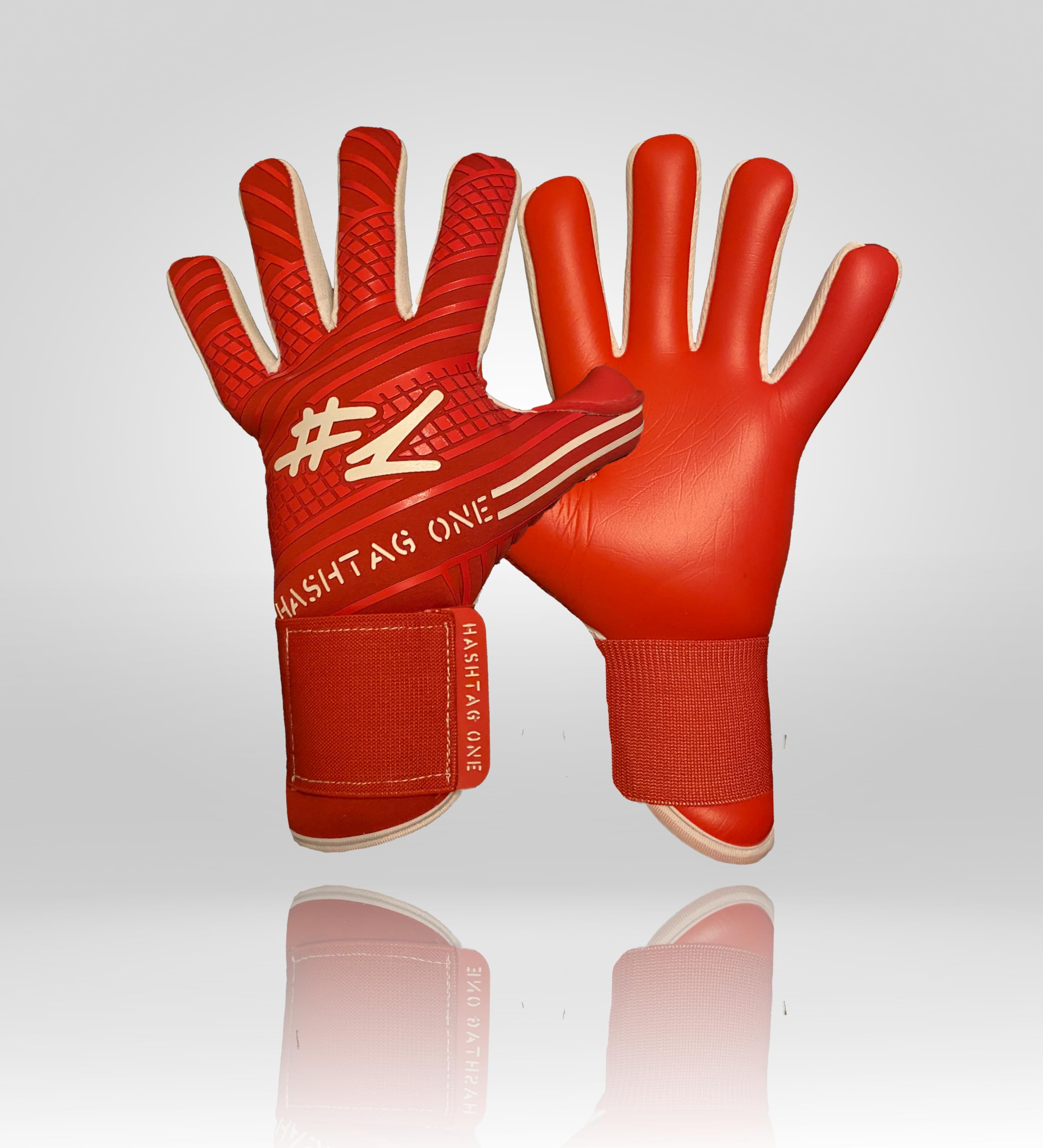 1 Hashtagone Professional Goalkeeper Gloves for Adults and Children, Various Sizes and Colours, Developed by DFB Cup Winner (Endboss), 8 Sports & Outdoors