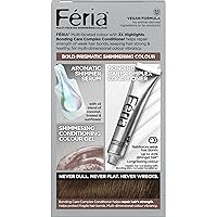 Vista 56 de L'Oreal Paris Feria Tinte permanente brillante multifacético, 721 Dusty Mauve, paquete de 1 10 negro azabache (negro más negro)