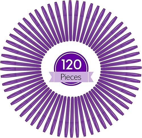 Colarr 120 marcadores de colores brillantes a granel, punta de cincel, marcadores fluorescentes de neón de secado rápido para oficina, hogar,