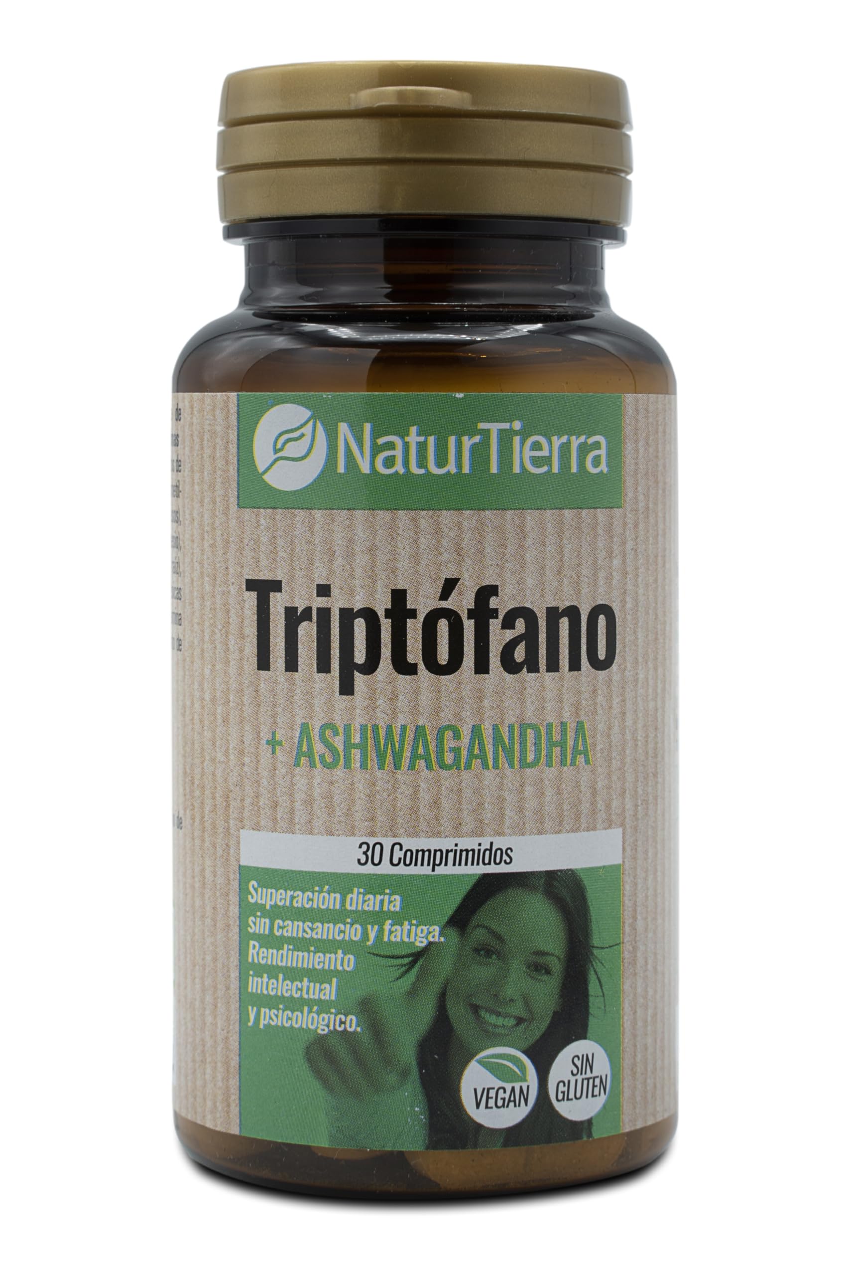Triptofano + Ashwagandha 30 Compr Naturtierra