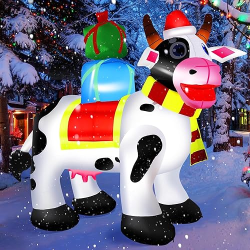 Inflables de Navidad de 7.5 pies, decoración de nacimiento de Jesús, decoración de belén al aire libre, decoraciones inflables de Navidad con luces