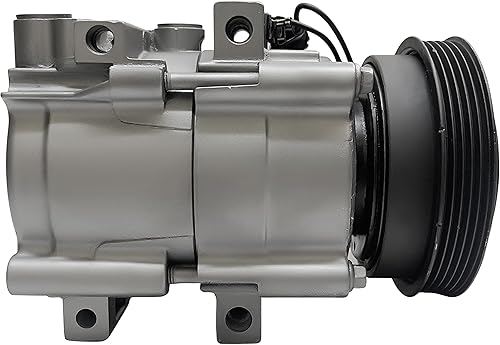 Miniatura 2 de Compresor de CA RYC y embrague de A/C EG189 (se adapta a Hyundai Sonata 2.4L 1999, 2000, 2001, 2002, 2003, 2004, 2005; compatible con Kia Optima