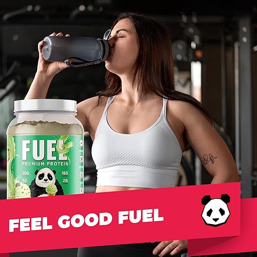 Miniatura 5 de Underground Bio Labs Panda Fuel - Suero de proteína prémium sin OMG, colágeno hidrolizado, caseína, probióticos, enzimas digestivas, liberación