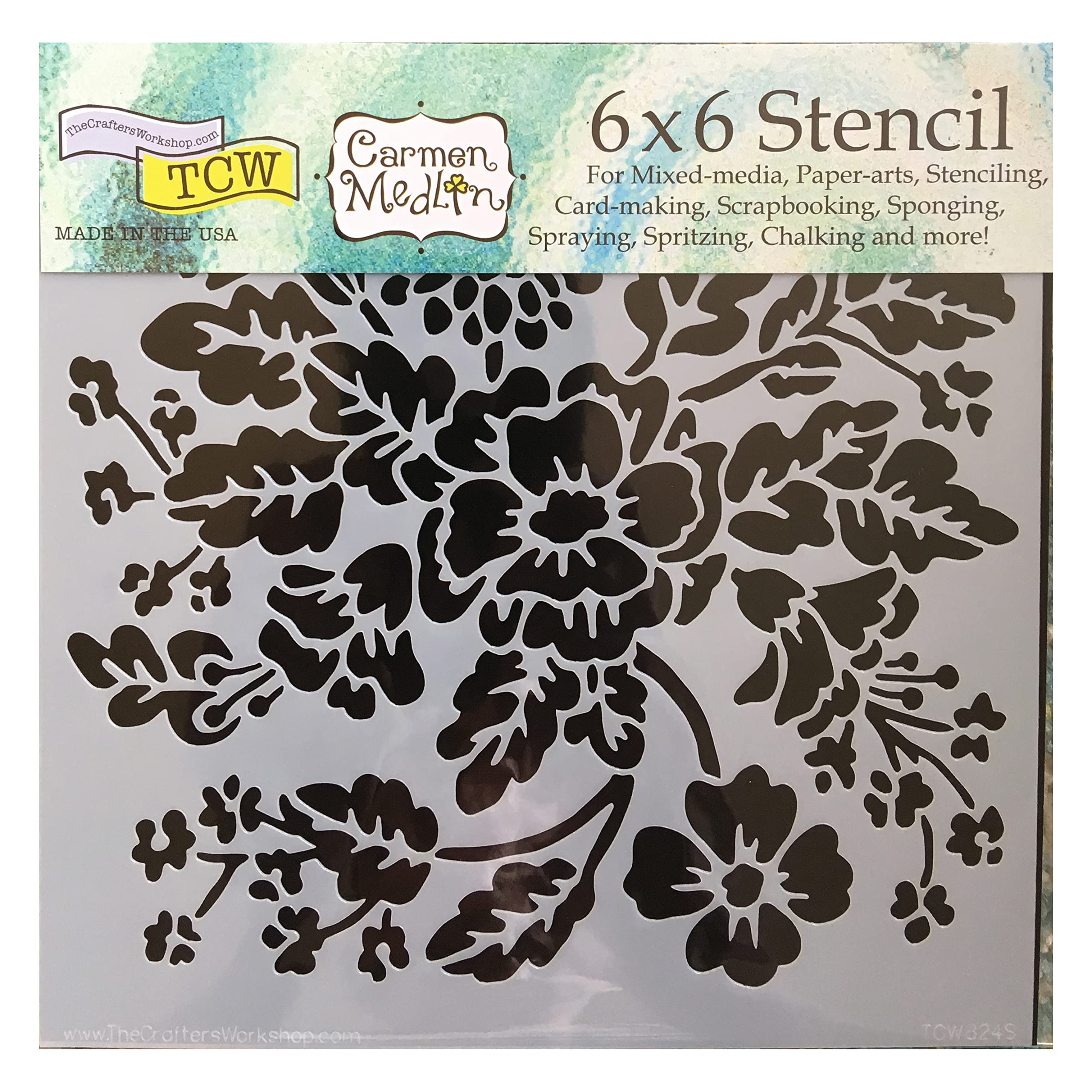 Crafter's Workshop Template 6"X6"-Growing Wild