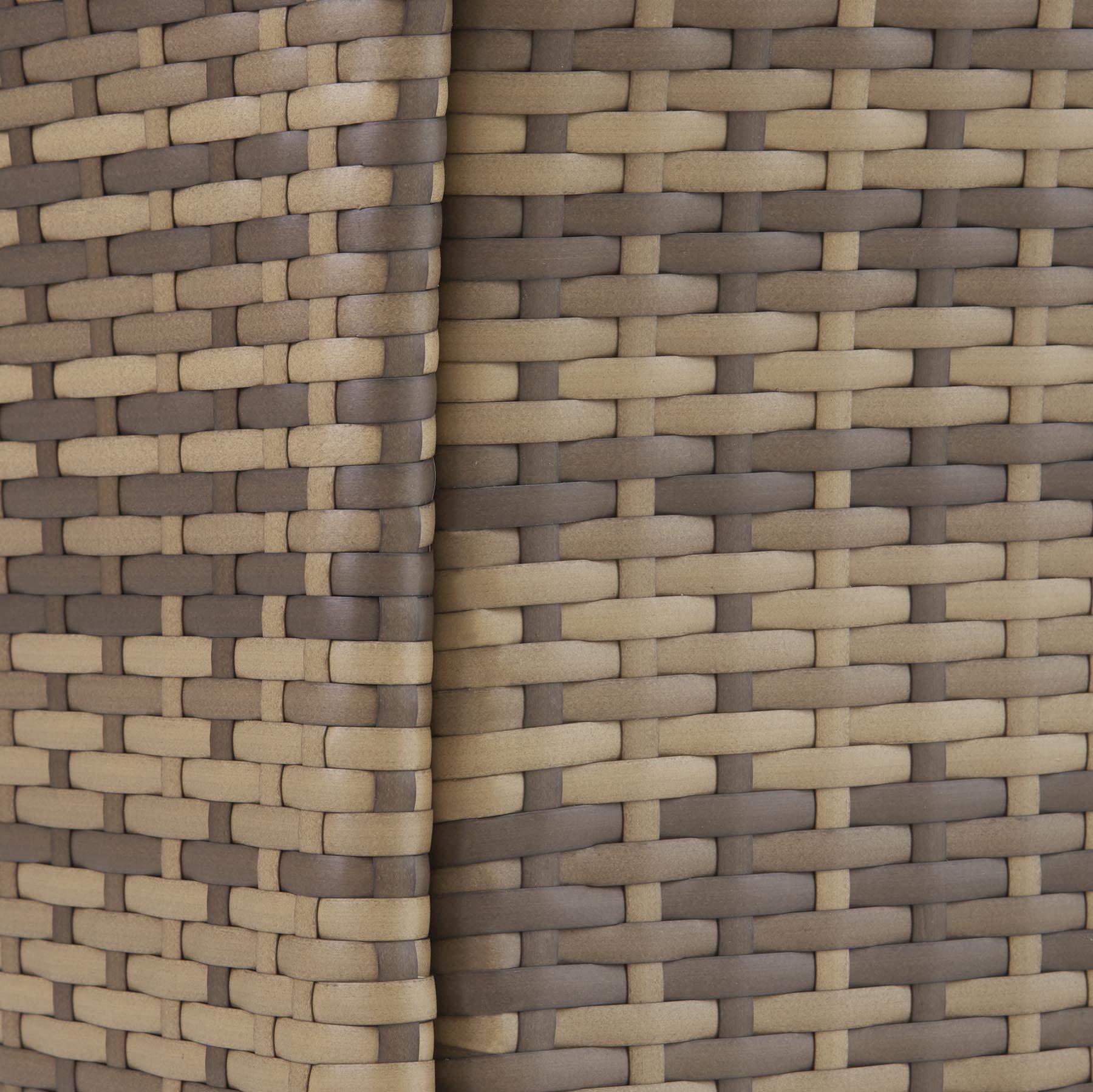 tectake® Set da Giardino in Rattan Lucerna, Robusto Telaio in Acciaio, Set Sedie da Esterno, Tavolino Salotto con Piano in Vetro, Comodi Cuscini, Design Moderno - Naturale