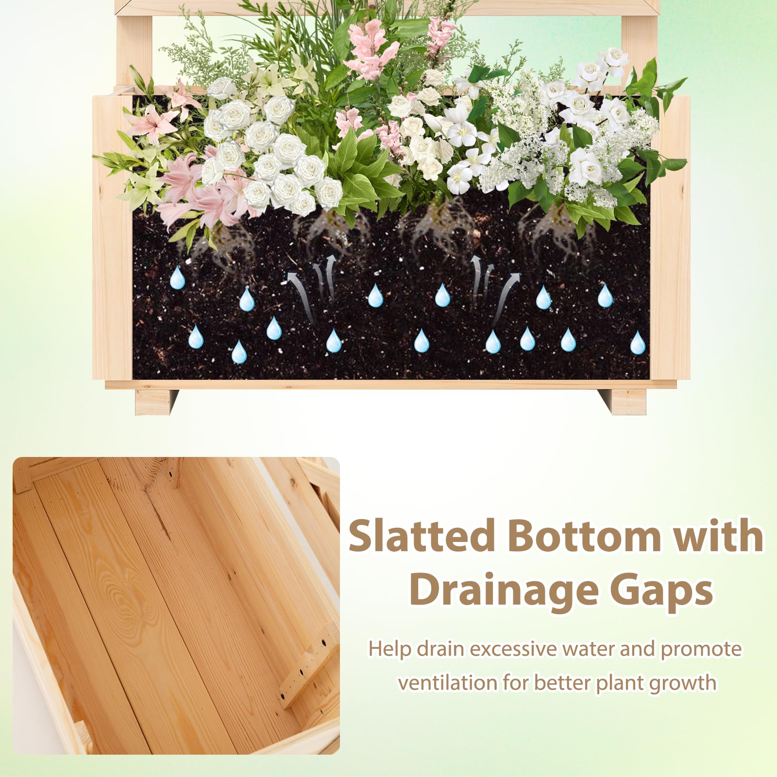 pflanztöpfe 10 l Spezial-Pflanztopf mit rundum Drainage 10 Liter – Gardendealer24
