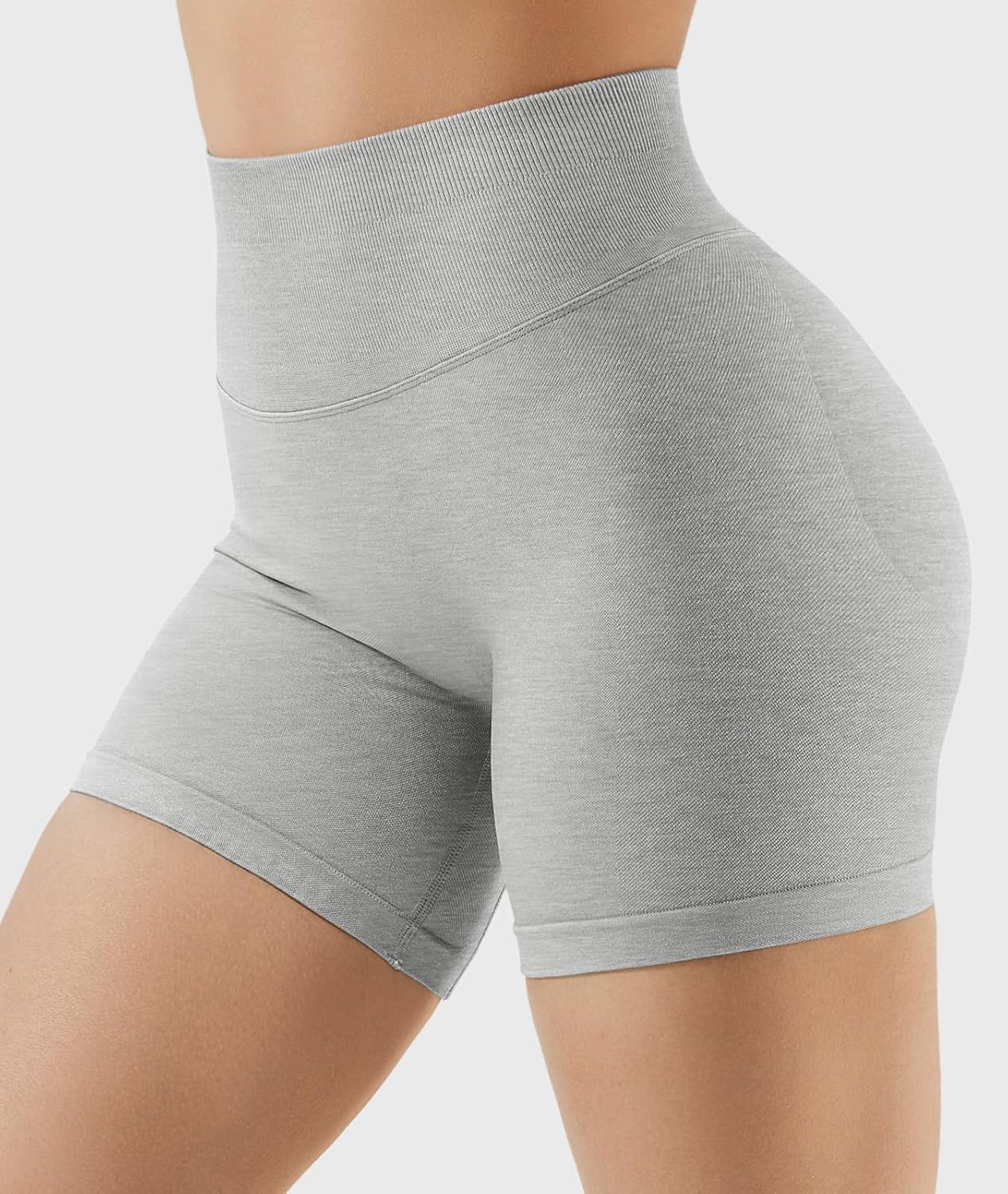 YEOREO SoftHue Workout Shorts Womens Scrunch Butt Lifting 4.5" Seamless Gym Clorisy Running Shorts - Image 7