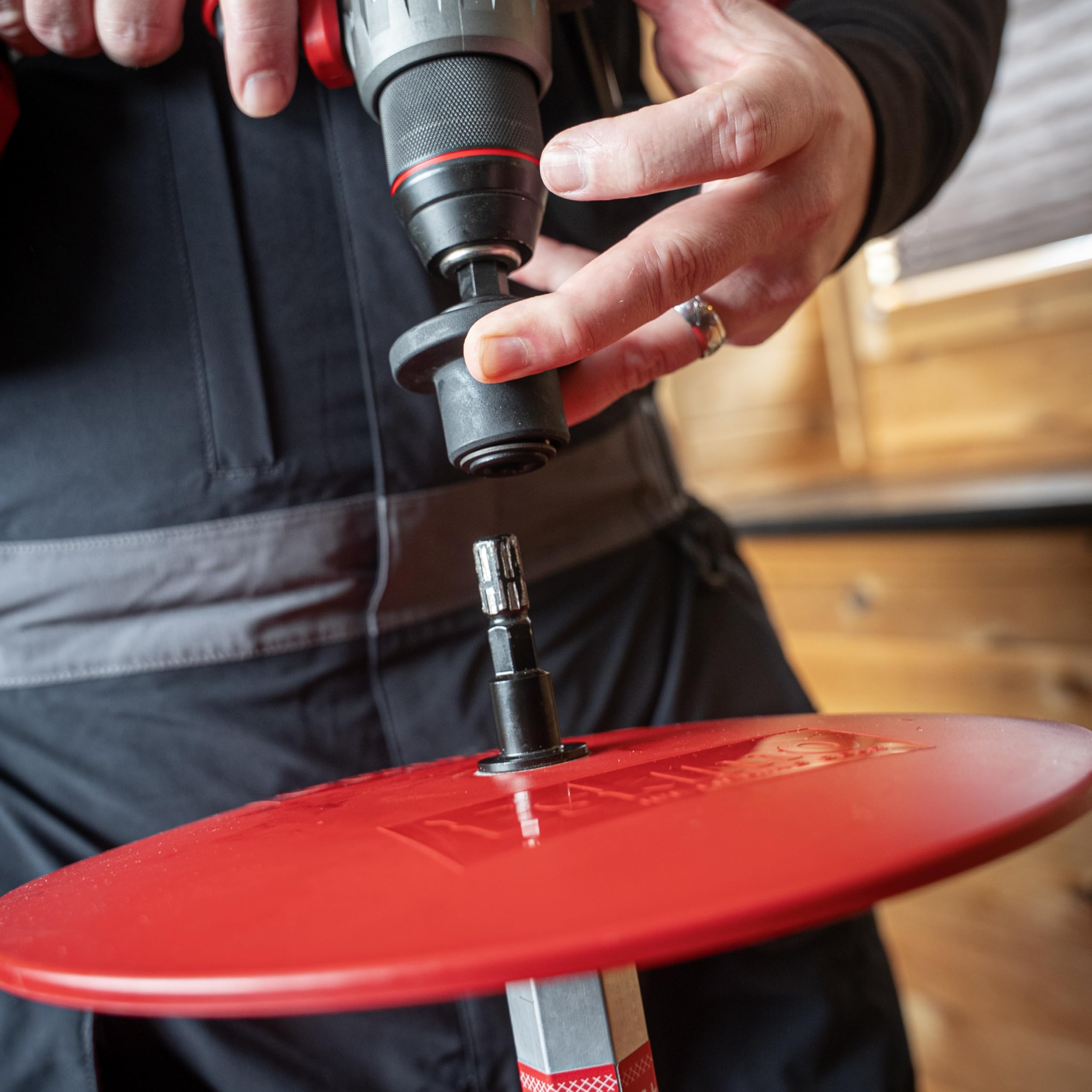 Eskimo Quick Connect Auger Kit - Red -3