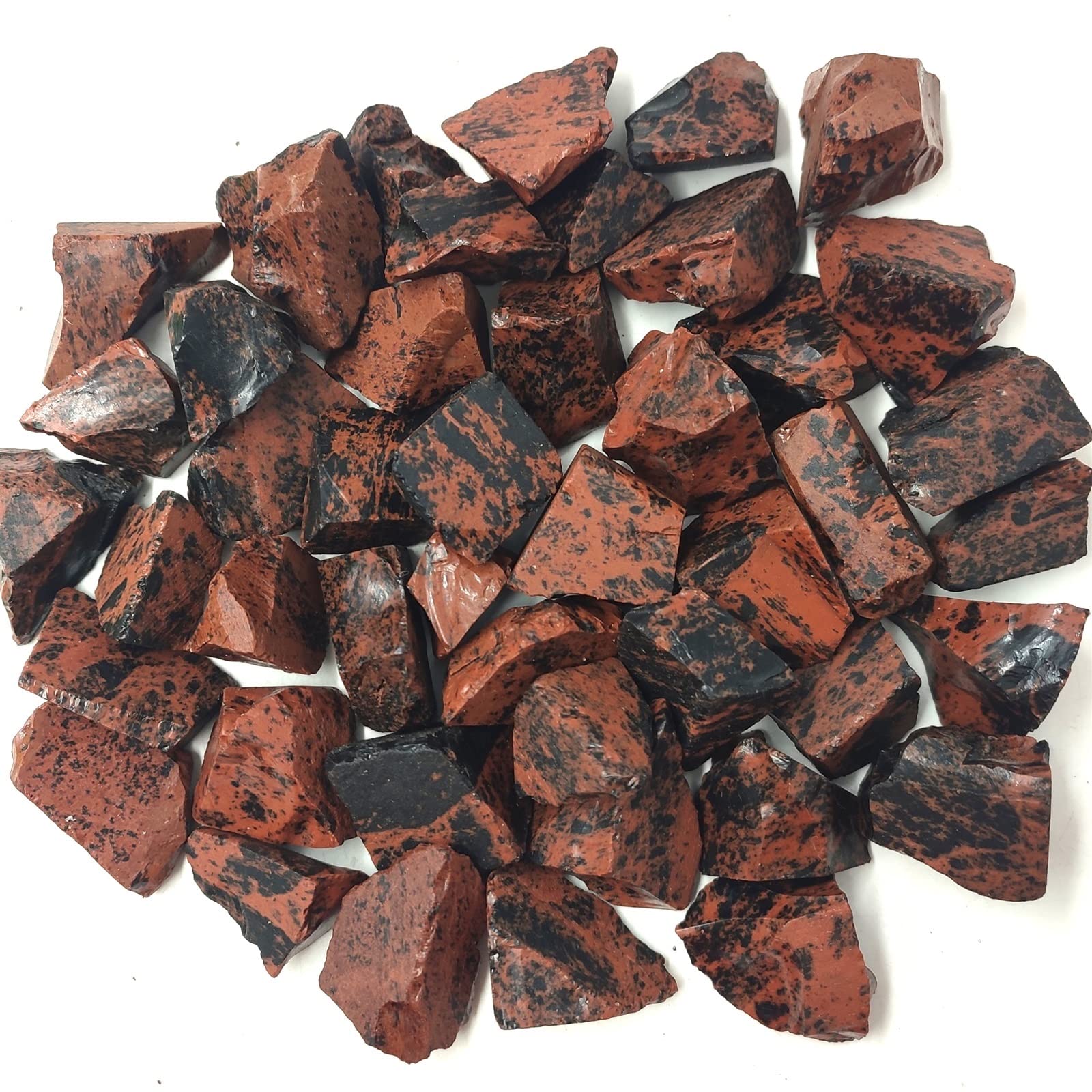 100 g di Massa di Ossidiana Rossa Grezza Naturale, Pietra Grezza, Cristalli di Quarzo, Acquario di Roccia, Decorazione della Stanza di casa Decorazione della Stanza