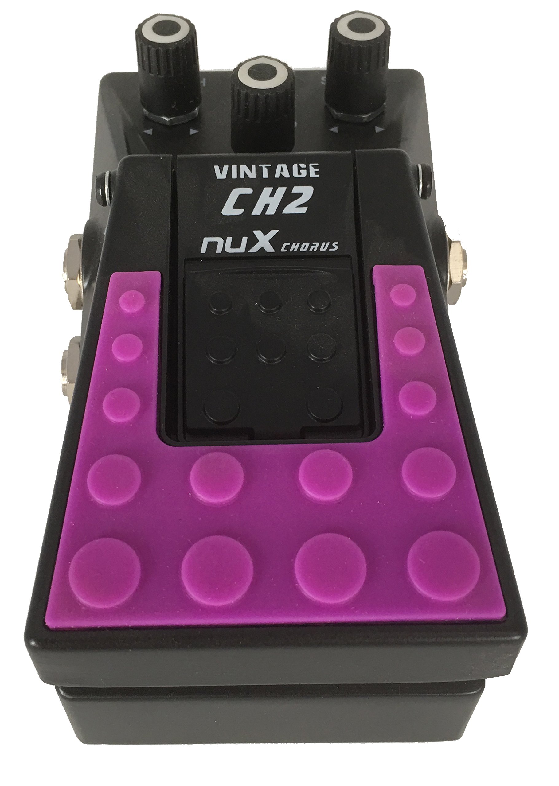 Nux-pedal de efectos Chorus para guitarra electrica controles depth y speed