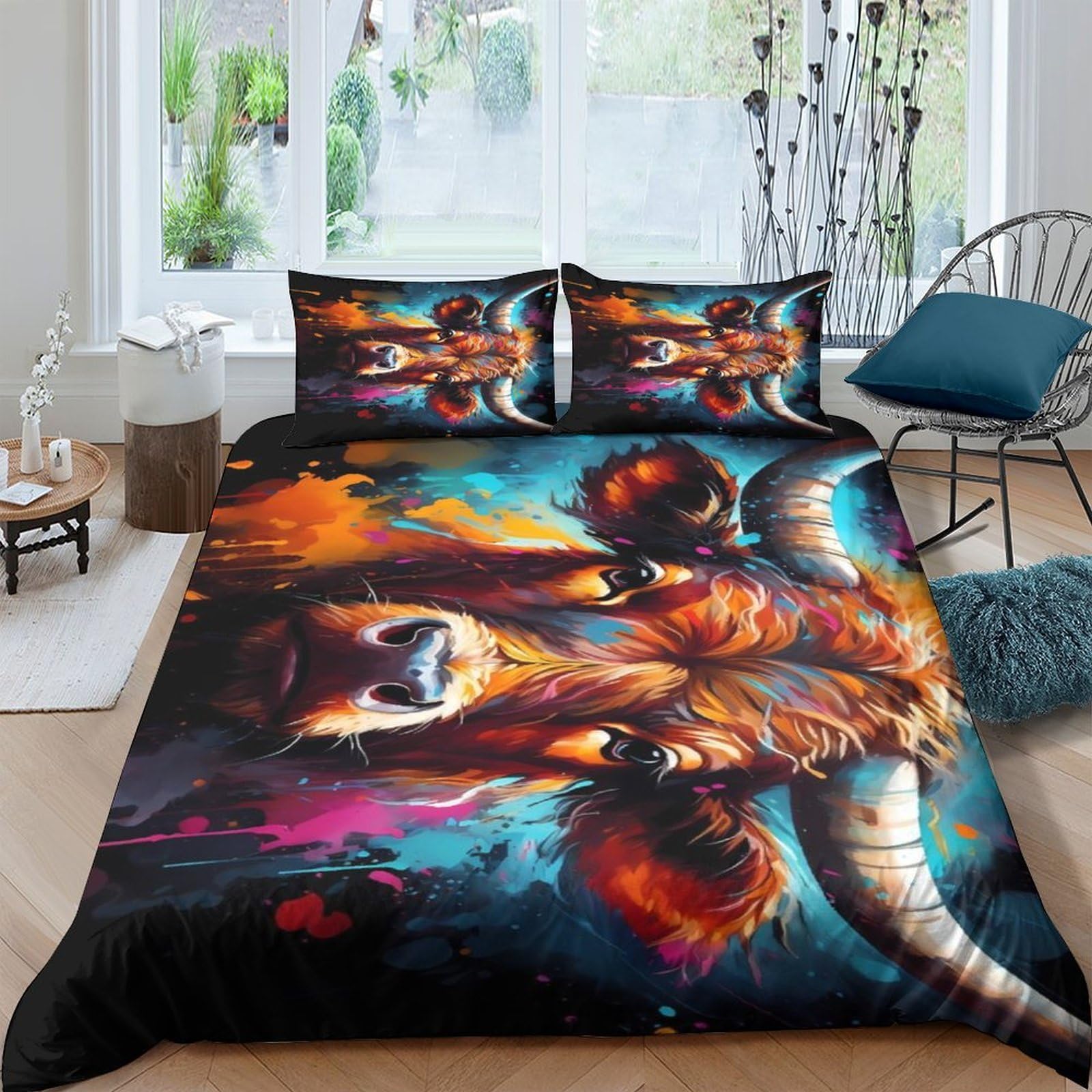 Ctjqhvkz Style-4 3D Printed Fantasy Tiger Fitted Sheet Microfiber Soft Anti-Slip Cosmic Helmet Bed Cover For Bedroom Dorm Decor Mattress Protection Single（135X200cm）