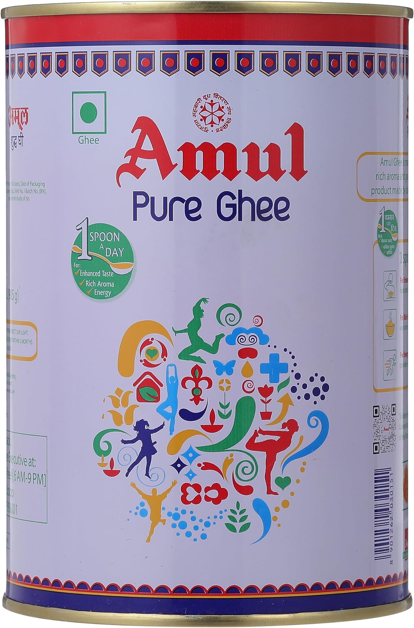 Ghee Pure, 1 Litre Tin