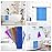 4 Pieces Exfoliating Washcloth Shower Towel African Net Sponge Japanese Wash Cloth Face Exfoliating Sponge Loofah Exfoliating Body Scrubber for Body Exfoliation (Brown, Blue, Purple,Grey)