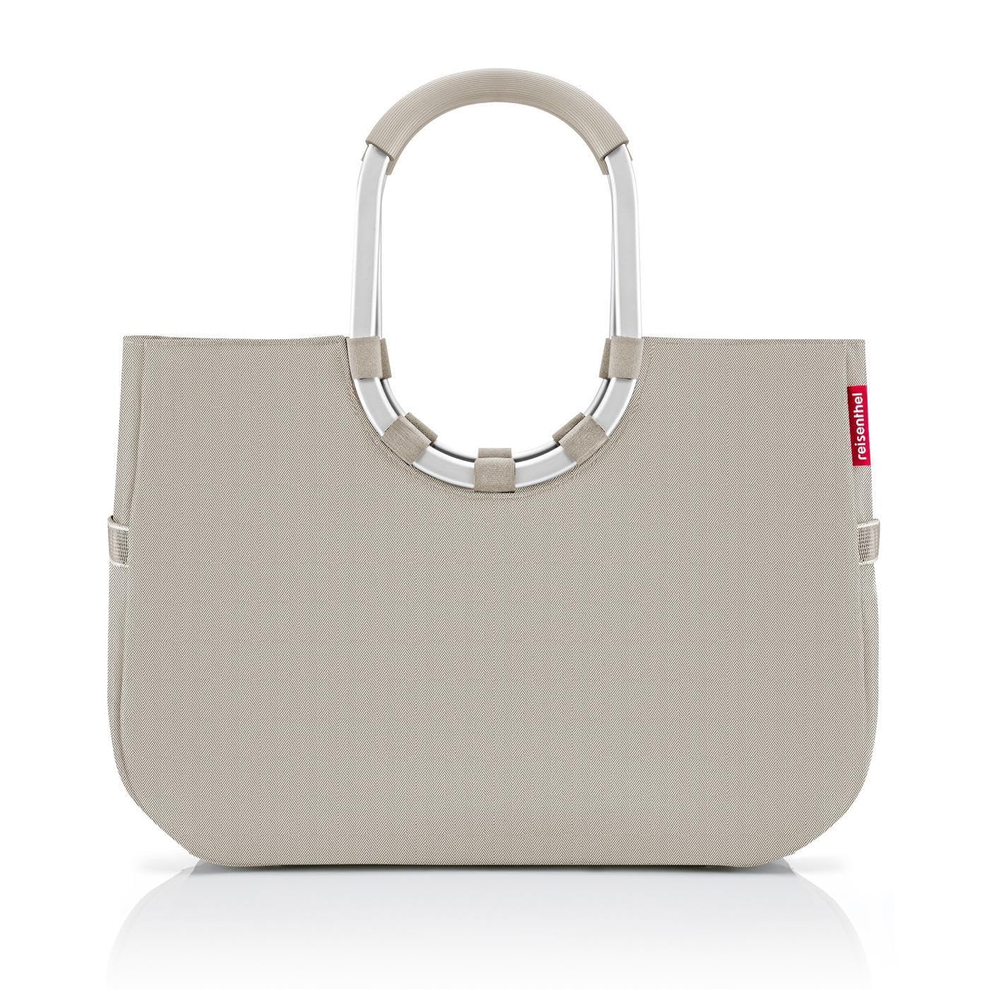 Reisenthel Loopshopper L-Herringbone Sand