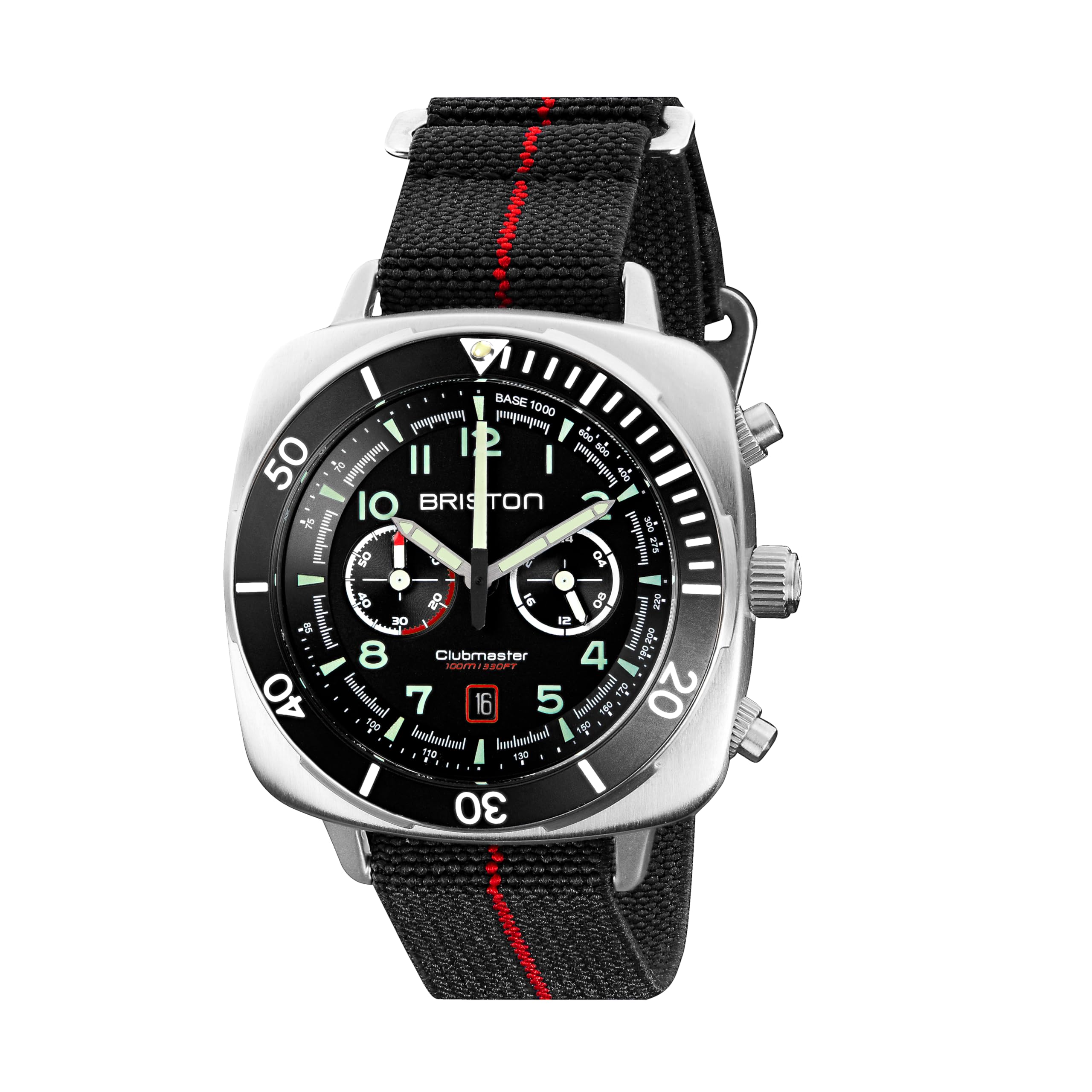 Briston MenQuartz Chronograph Movement Analog Stylish Black Dial Wrist Watch with Elegant Design for Casual Outings, Parties | Ideal for Birthday Anniversary Gift (B0C6T624W9) Amazon Price History, Amazon Price Tracker
