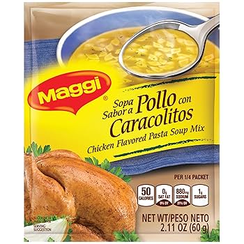 Amazon.com : Maggi Chicken Flavored Pasta Soup Mix, 2.11 oz