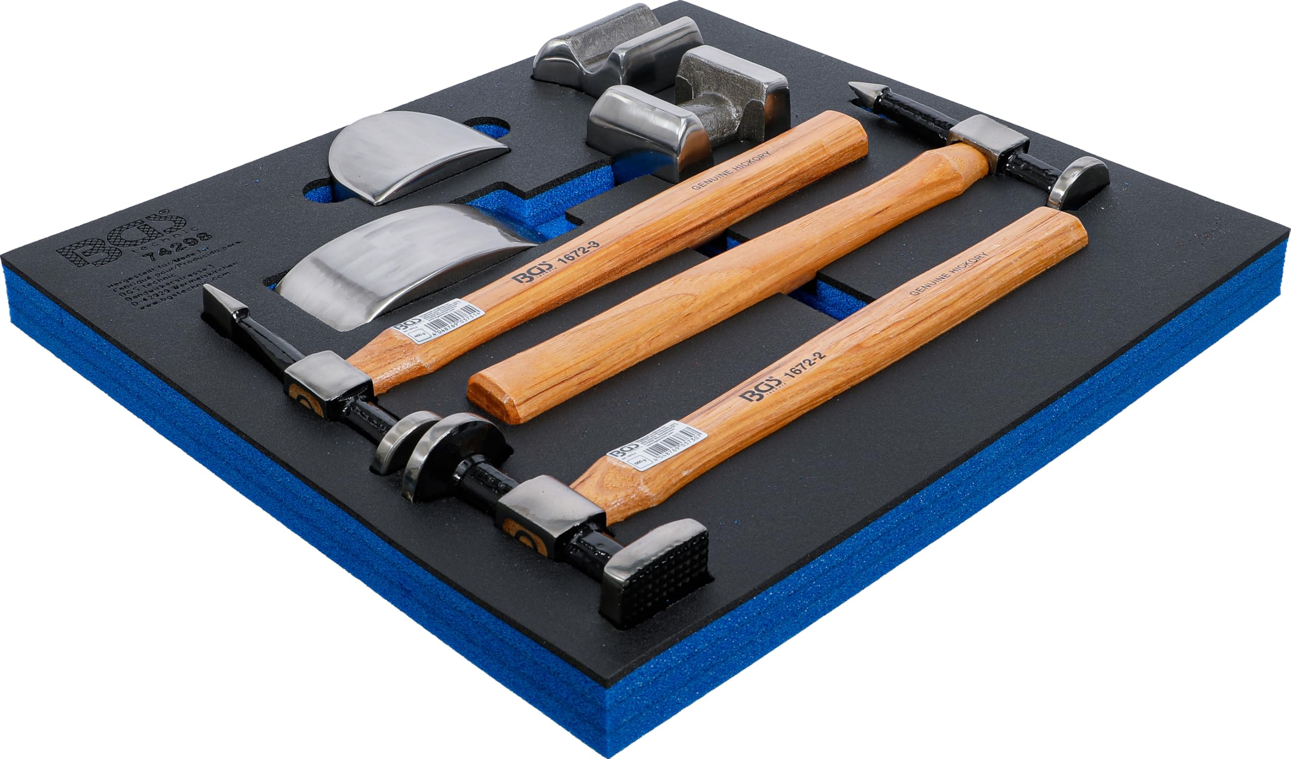 BGS 74298-1 – Inserti In Schiuma Rigida 2/3 Vuoti Per Cassetti Carrello Officina – 378x408 Mm - 5