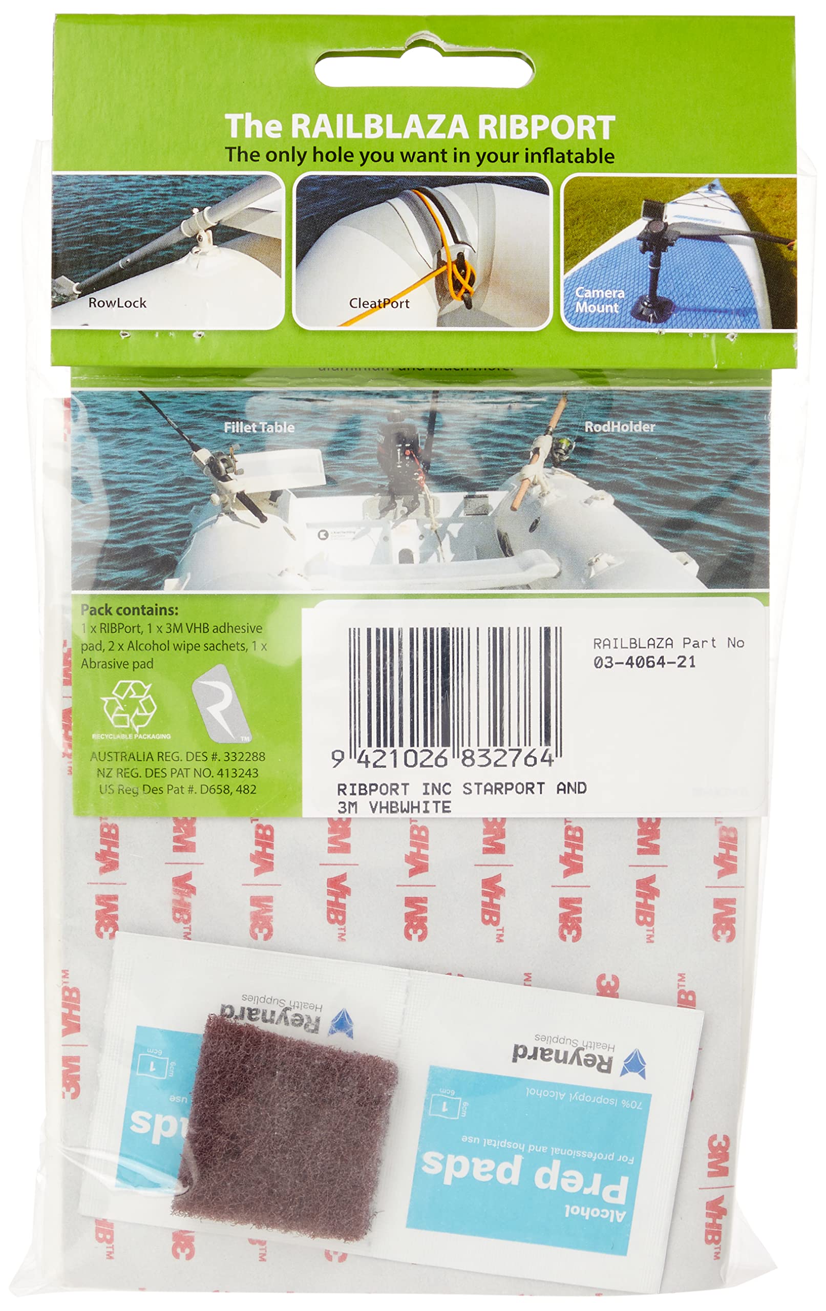 Railblaza Rippe, Port, Unisex