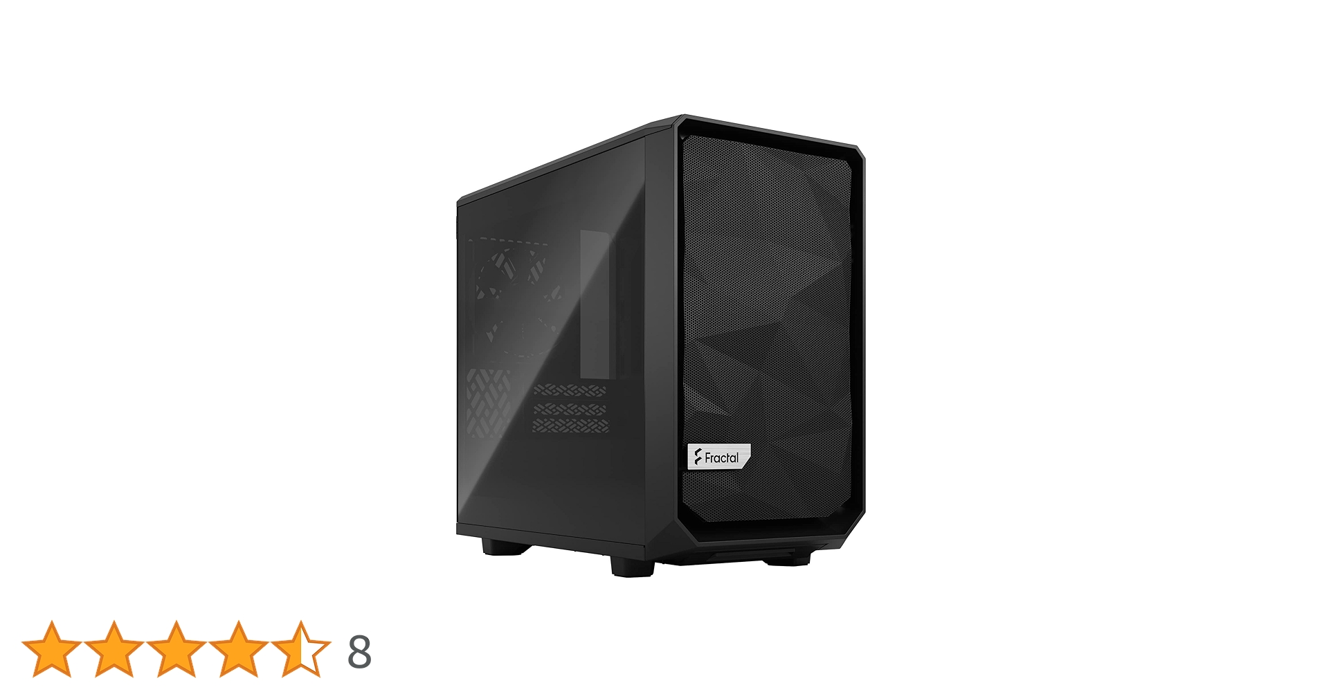 Amazon | Fractal Design Meshify 2 Nano Black TG dark tint Mini-ITX