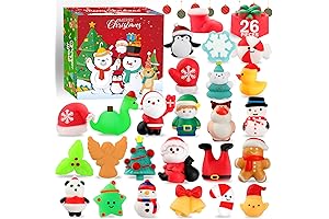 Christmas Squishy Toys, 26 Pack Christmas Stocking Stuffers for Kids