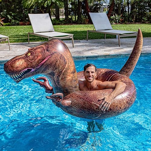 Miniatura 5 de Poolcandy Animal Collection - Flotador inflable para piscina con brillantina flotador para alberca jumbo balsa para piscina para adultos y niños