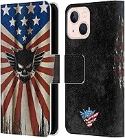 Vista 45 de Head Case Designs Officially Licensed WWE American Nightmare Flag Cody Rhodes Leather Wallet Case Compatible with Apple iPhone 7 Plus/iPhone 8 Plus